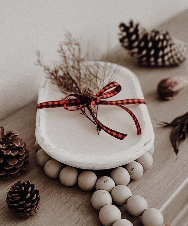 Green Farm Boutique | product 3 wick white dough bowl candle 02
